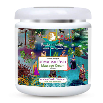 Professional Kumkumadi Oil Face Massage Cream - PRO - 500 gm | With Kumkumadi Tailam for Glowing Skin - passionindulge