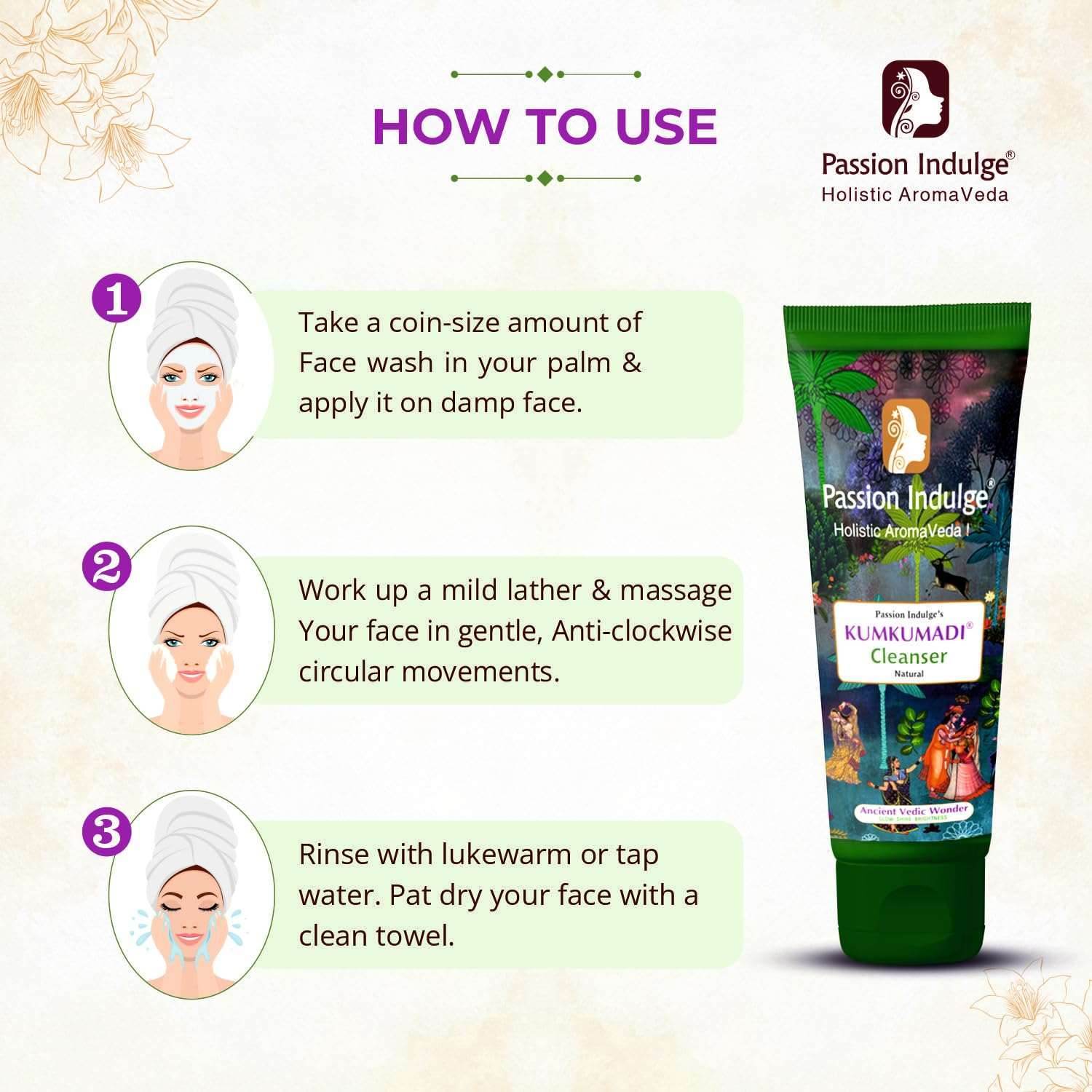 Mother & Daughter Set of 2 Cleanser | Glow Together : Papain Anti-tan & Kumkumadi Glowing skincare - passionindulge