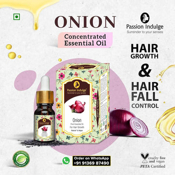 Hair Fall Control & Hair Growth Combo Kit - With Onion Essential Oil Activator 10ml & Onion & Bhringraj Hair Growth Oil 100ml