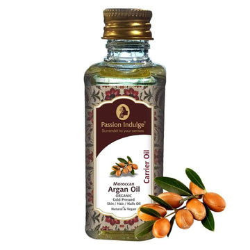 Moroccan Argan Carrier Oil 60ml for Hair Growth | Reduces Hair Loss | Dandruff and Scalp Disorders | Help Prevent Hair Thinning | Natural & Vegan - passionindulge