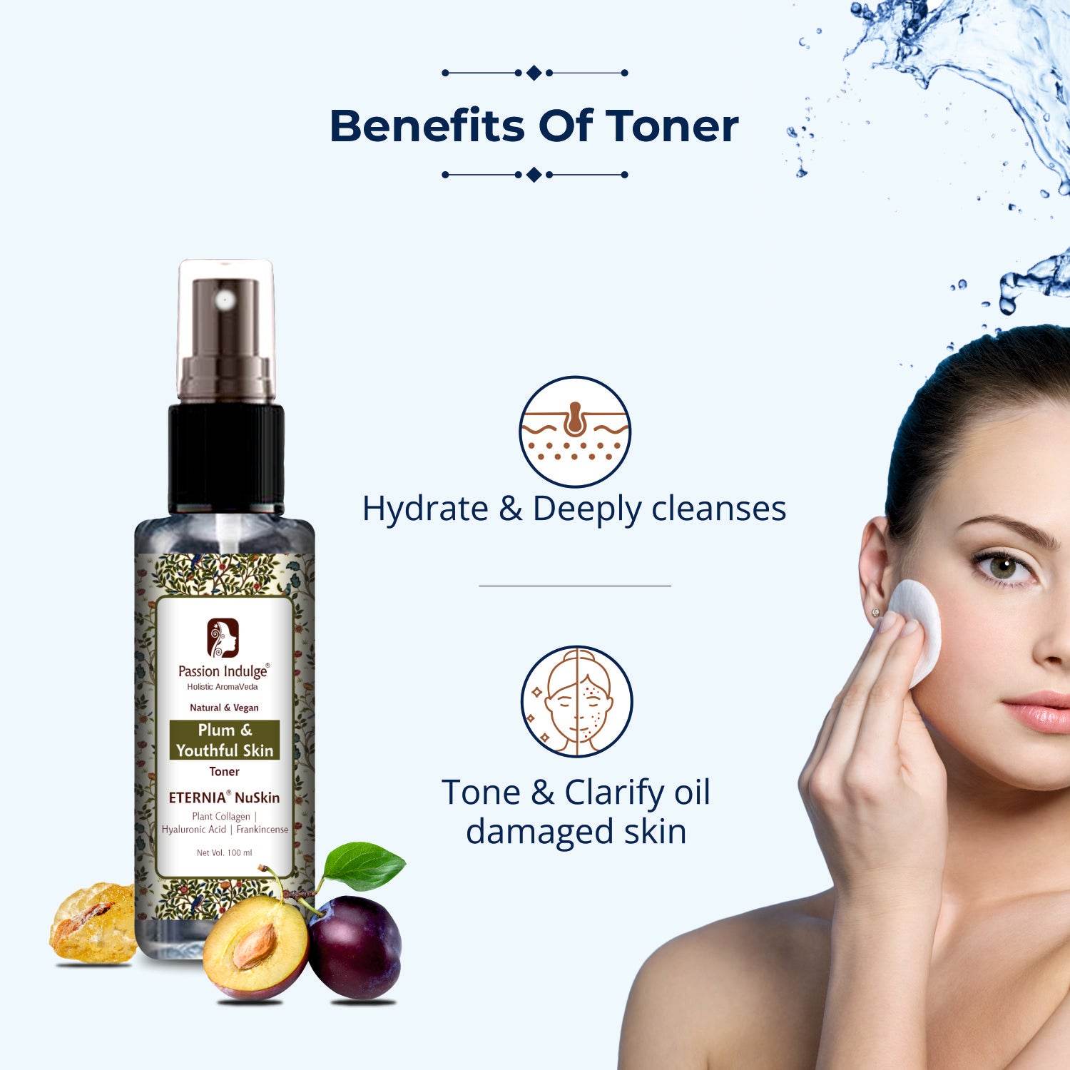 Eternia Nuskin Cleanser, Toner & Moisturizer for Anti-Aging & Hydrating skin- CTM Skincare Routine - passionindulge