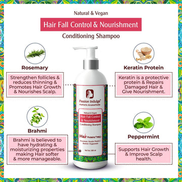 Professional Anti-Hairfall Conditioning Shampoo- HAIR PROTEINZ PRO-500 ml | Rosemary Shampoo