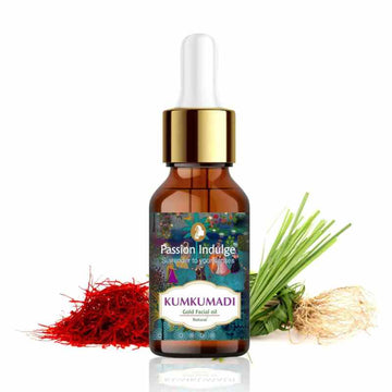 Kumkumadi Pure & Natural Miracle Facial Oil 10ml For Glowing Skin with Saffron, Vetiver & 16 Herbs | Shine & Brightness | Anti Ageing | Anti Wrinkle | Reduces Dark Spots & Pigmentation for all Skin Type