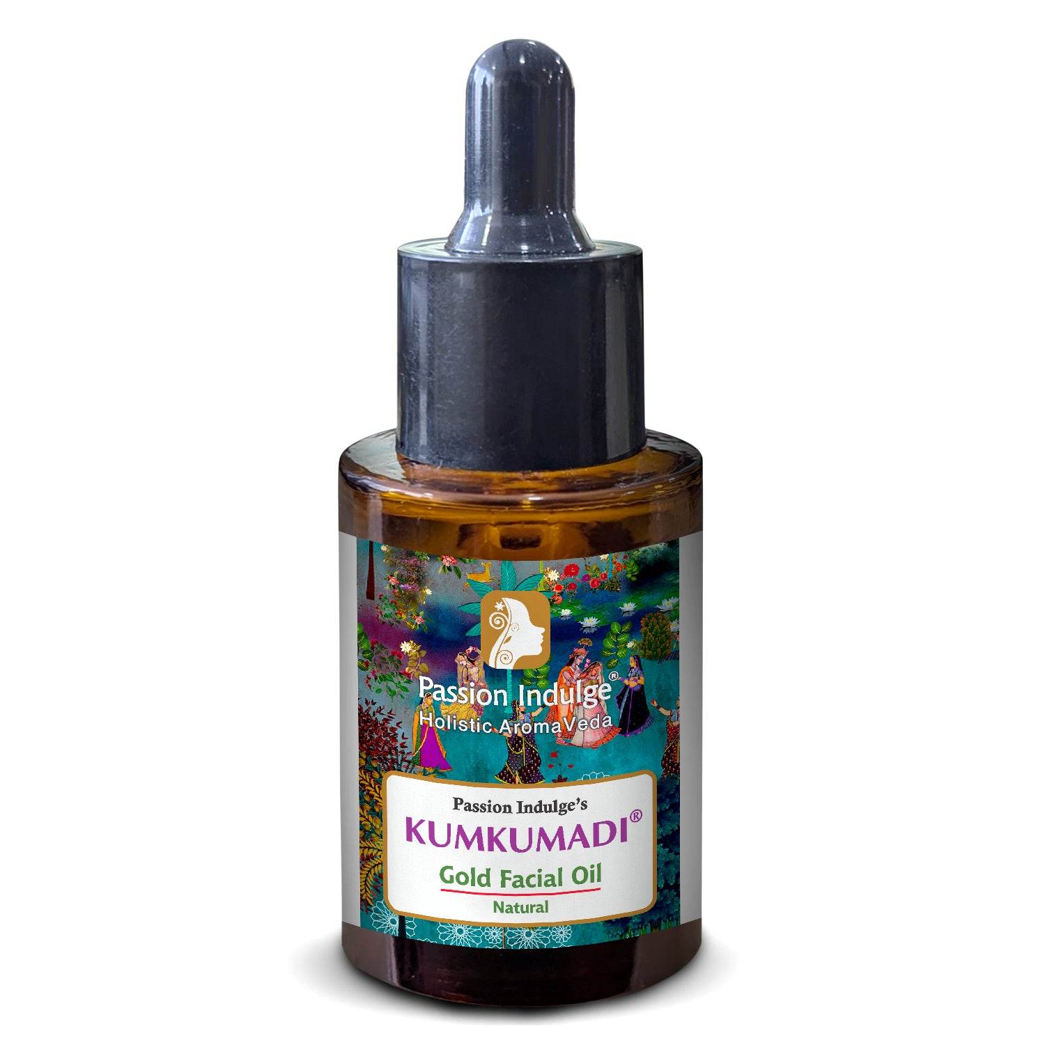 Kumkumadi Pure & Natural Miracle Facial Oil For Glowing Skin with Saffron, Vetiver & 16 Herbs | Shine & Brightness | Anti Ageing | Anti Wrinkle | Reduces Dark Spots & Pigmentation for all Skin Type - passionindulge