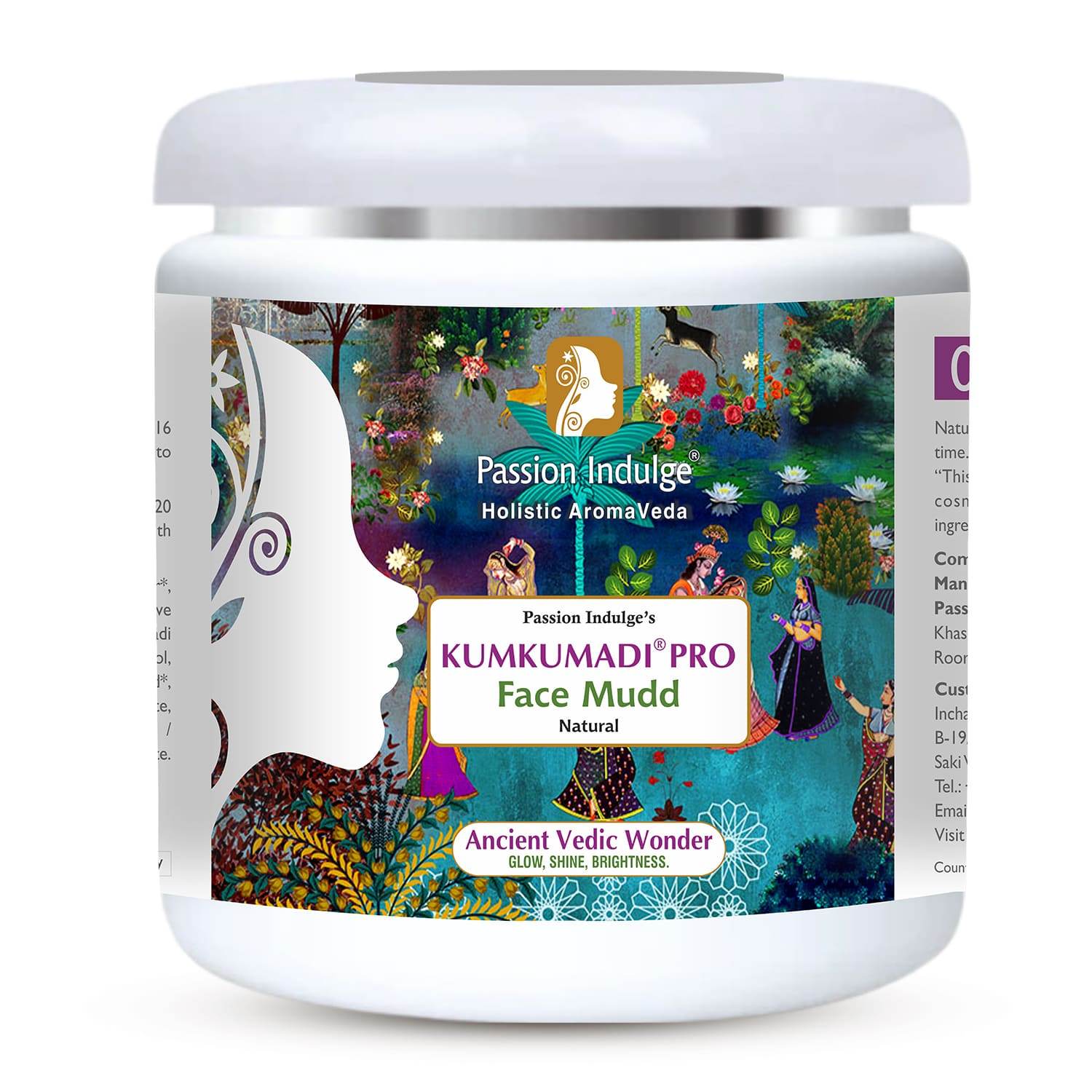 Professional Face Mudd KUMKUMADI PRO - 500 gm | Face mask for Glowing skin - passionindulge