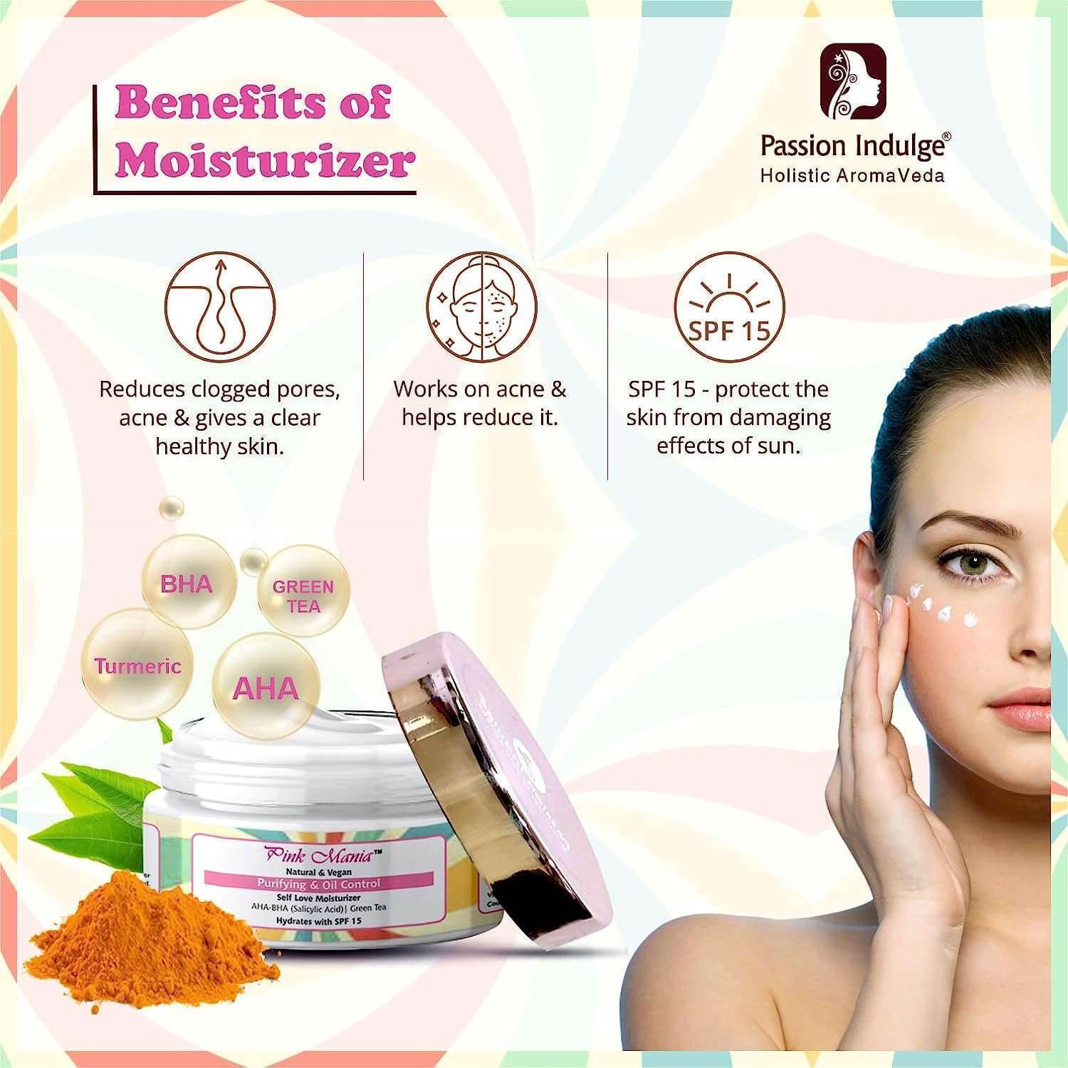 Salicylic acid Acne Control Kit - Pinkmania Cleanser, Serum & Moisturizer - passionindulge
