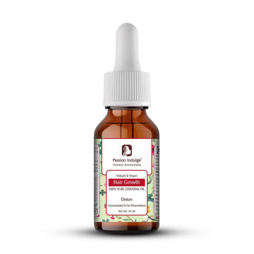Onion Essential Oil | Helps for Hair Growth And Hair Fall Control | Natural & Vegan | All Hair Type - 10ml - passionindulge