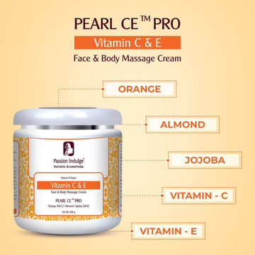 Professional Face Massage Cream PEARL CE PRO-500 gm | Massage cream for Glowing Face & Body Massage