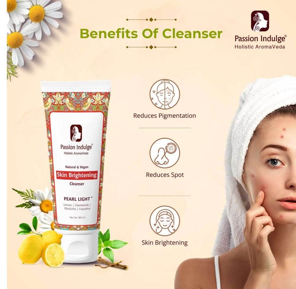 Pearl light Cleanser, Toner & Moisturizer for Skin Brightening CTM skincare routine - passionindulge