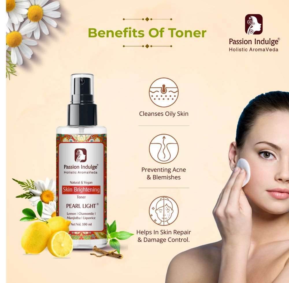 Pearl light Cleanser, Toner & Moisturizer for Skin Brightening CTM skincare routine - passionindulge
