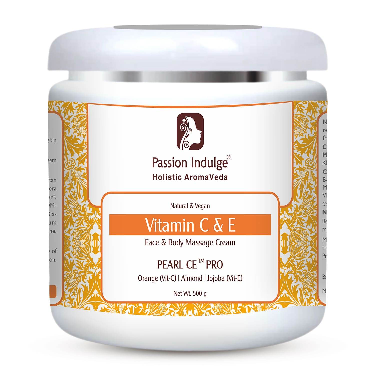 Professional Face Massage Cream PEARL CE PRO-500 gm | Massage cream for Glowing Face & Body Massage - passionindulge