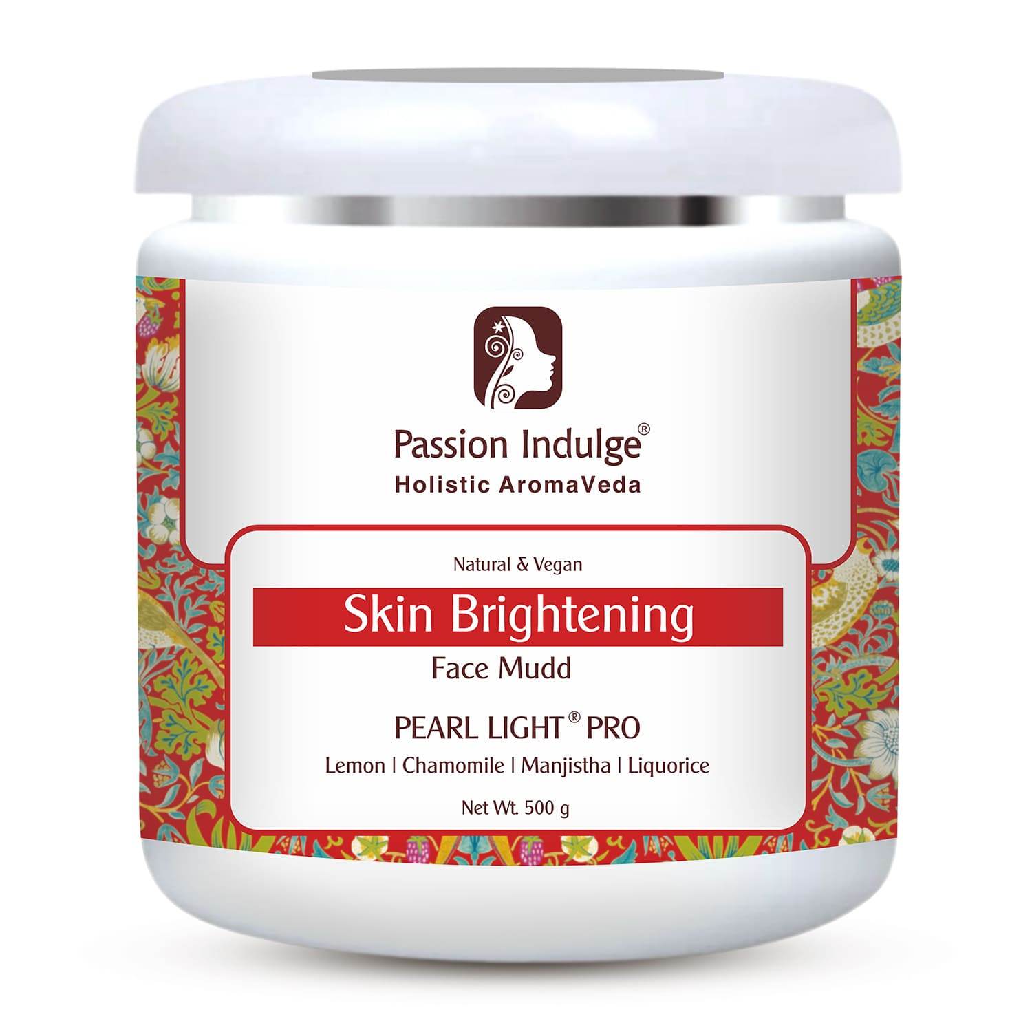 Professional Face Mudd PEARL LIGHT PRO-500 gm | Fack mask for skin brightening - passionindulge