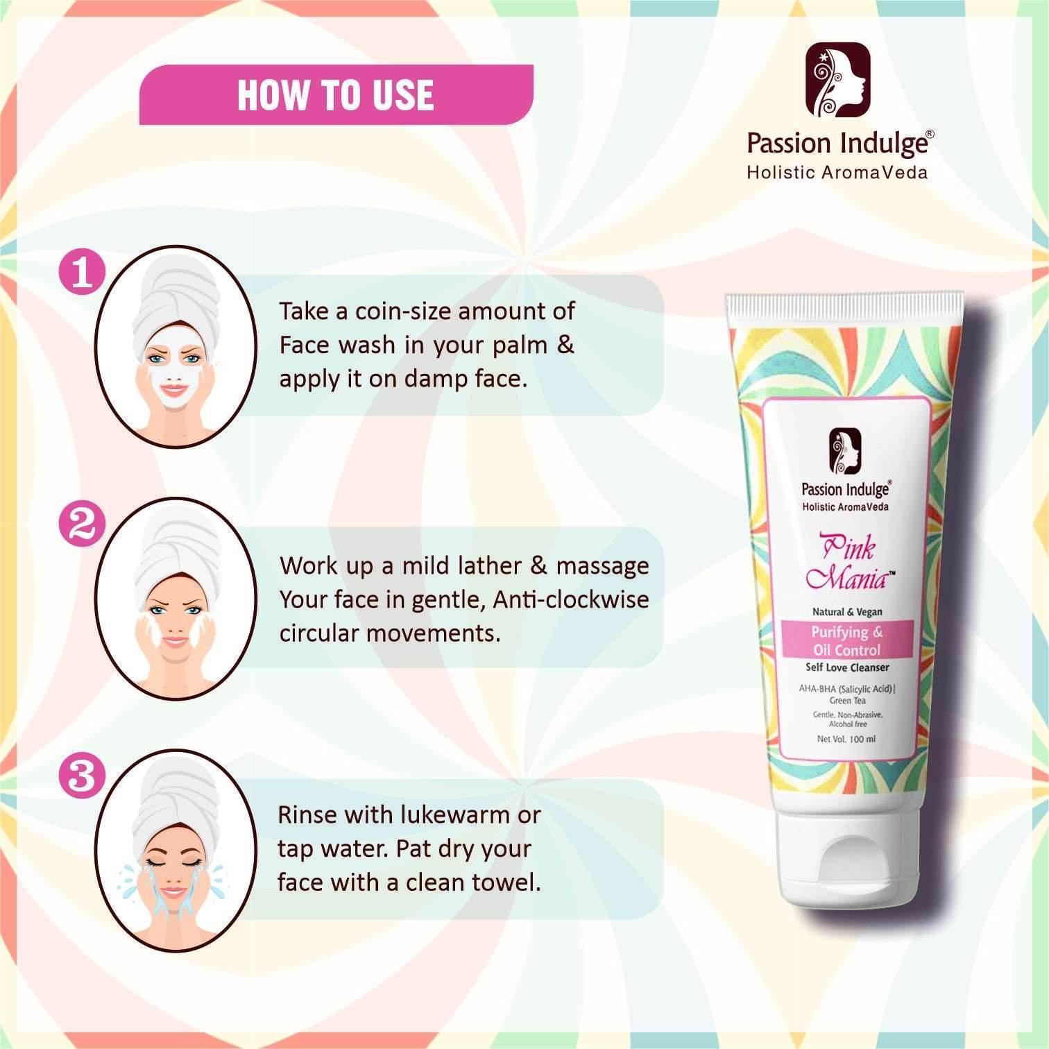 Mother & Daughter Set of 2 Cleanser | Glow Together: Papain Anti-Tan & Anti-acne Skincare Combo - passionindulge