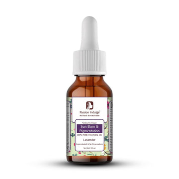 Lavender Pure Essential Oil 10ml for Acne | Sun Burn | Pigmentation & insect Repellent | Natural & Vegan - passionindulge