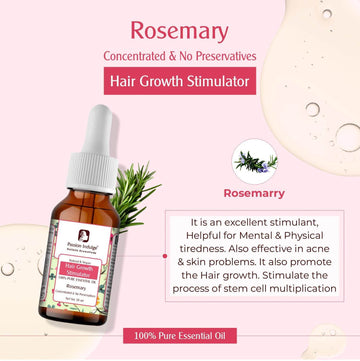 Hair Growth Combo Kit - With Rosemary Essential oil Activator 10ml & Onion-Bhringraj Hair Growth Oil 100 ml - passionindulge