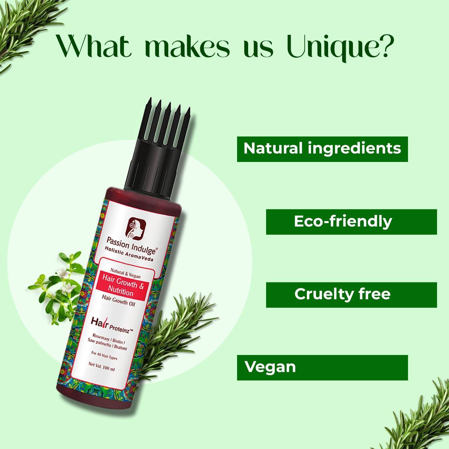 Hair Proteinz Rosemary Hair Growth Oil, Hair Spa & Shampoo Combo – Complete Nourishing Haircare Routine - passionindulge