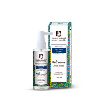 HAIR PROTEINZ ACTIVATOR Rosemary Hair Growth Serum with Redensyl & Saw Palmetto | Passion Indulge Hair Growth Serum Rosemary HAIR PROTEINZ ACTIVATOR with Redensyl, Rosemary, Brahmi & Saw Palmetto| Water based Hair Serum for Women & Men - 50 ML - passionindulge