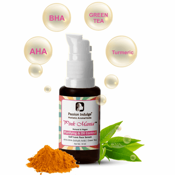 Pink Mania AHA BHA Purifying & Oil Control Face Cleanser & AHA-BHA Serum For Acne Control Purifying Skin - passionindulge