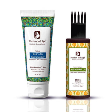 Haircare Combo- Hair Proteinz Spa & Onion Hair Oil | Hair Growth and Hair Care Solution | Repair Damaged Hair