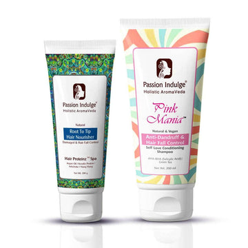 Haircare Combo- Hair Proteinz Spa & Pink mania Anti-Dandruff Shampoo | Hair Growth, Hair fall Control and Hair Care Solution | Repair Damaged Hair