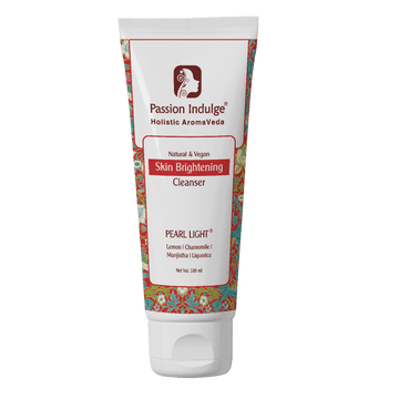 Pearl Light Cleanser 100ml For Dark Spots Reduction | Skin Brightening & Lightening | Glowing Skin | Natural & Vegan | Ayurvedic - passionindulge