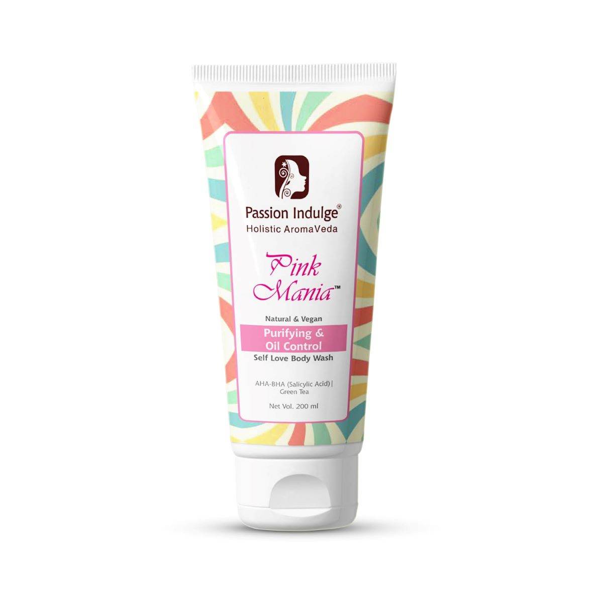 Pink Mania Purifying & Oil Control AHA BHA Body Wash (200 ml) | Moisturizing | Soft & Youthful skin | All Skin Type - passionindulge