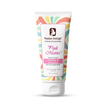 Pink Mania Purifying & Oil Control AHA BHA Body Wash (200 ml) | Moisturizing | Soft & Youthful skin | All Skin Type - passionindulge