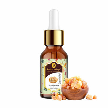Frankincense Pure Essential Oil 10ml | skin Rejuvenating for Ageing Skin, helps heals wounds & Scars | Ayurvedic | Natural & Vegan | All Skin Type - passionindulge