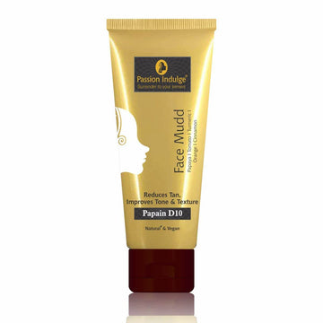 Papain D10 Face Mudd Pack 100gm |Tan Removal | Remove dead skin cells | Uneven skin tone | Natural & Vegan