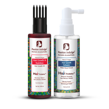 Hair Proteinz Rosemary Hair Growth Oil & Hair Growth Serum - Rosemary Hair Growth Booster Combo