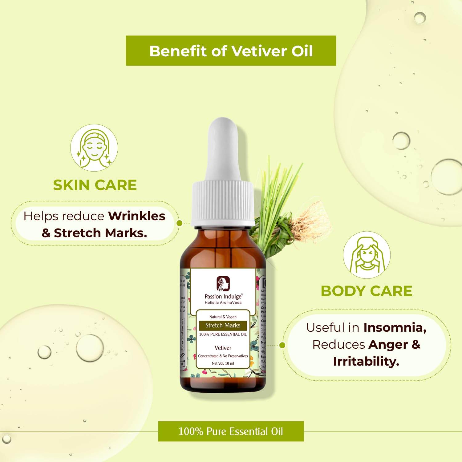 Benefits of vetiver essential oil sales