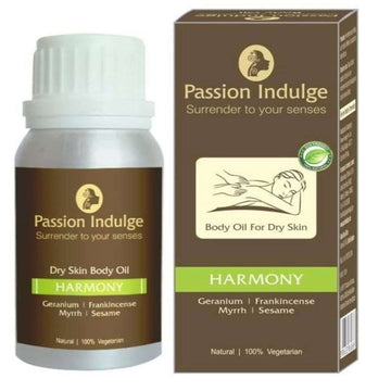 Harmony Body Massage Oil 100ml For Emotional Balance | Anxiety | Anti stress | Joint & Body Pain relief | Dry Skin | Aromatherapy | Natural & Vegan | Ayurvedic