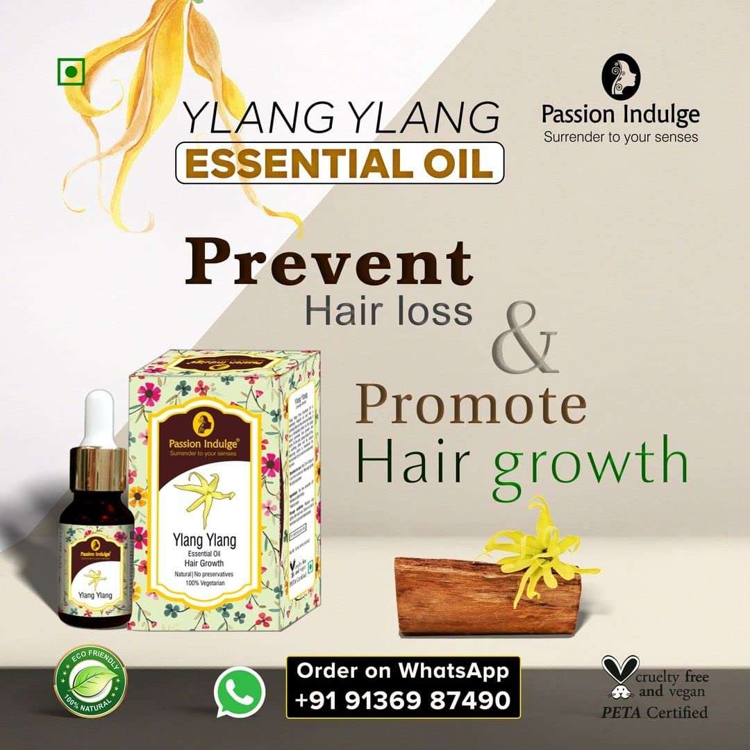 Hair Fall Control Kit 30ml For Anti Dandruff | Hair Fall Control | Hair Growth | Moroccan Argan oil | Ylang Ylang Oil & Lemon Grass Oil | Ayurvedic & Vegan | All Hair Type