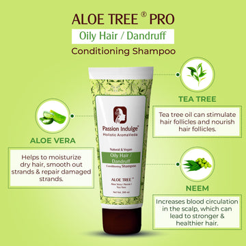 Onion and Bhringraj Hair Oil for hair fall and hair growth | All Hair Type-100ml & & Aloe Tree 2 in 1 Conditioning shampoo 200ml For Anti Dandruff & Oily Scalp