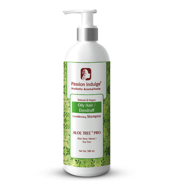 Professional Anti-Dandruff Conditioning Shampoo-ALOE TREE PRO- 500 ml, for Oily scalp