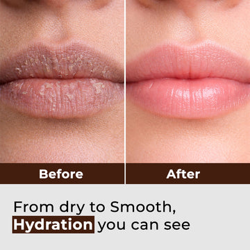 Passion Indulge Mocha Sip Lightweight Coffee Extract Lip Balm | Deep Moisturizing & Nourishing Care for Dry & Chapped Lips | Shea Butter & Hyaluronic Acid, 5g