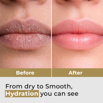 Passion Indulge Sweet Coco Lightweight Coconut Lip Balm | Soothing, Moisturizing & Nourishing Care for Dry & Chapped Lips | Olive Squalane & Hyaluronic Acid, 5gm