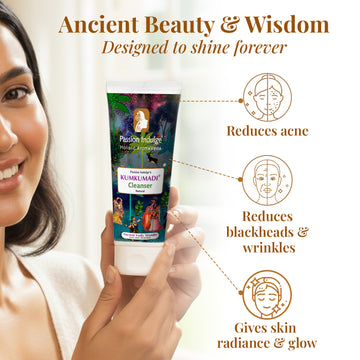 Mother & Daughter Set of 2 Cleanser | Glow Together : Kumkumadi Glowing & Pinkmania Anti-Acne Skincare Combo