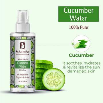 Огуречная вода | Средство для снятия макияжа 100 мл | Удаление прыщей и уменьшение воспалений кожи | Увлажняющий крем с охлаждающим агентом Cucumber 