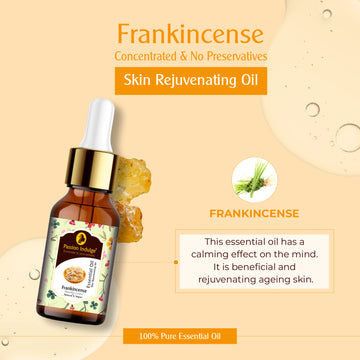 Frankincense Pure Essential Oil 10ml | skin Rejuvenating for Ageing Skin, helps heals wounds & Scars | Ayurvedic | Natural & Vegan | All Skin Type