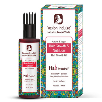 HAIR PROTEINZ Rosemary Hair Growth Oil with Biotin-100 ml , Stimulate hair growth, Control hair fall, Hair Breakage