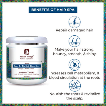 Professional Protein Hair Spa HAIR PROTEINZ PRO - 500 gm | Inbuilt protein for Damaged Hair & Hair fall control