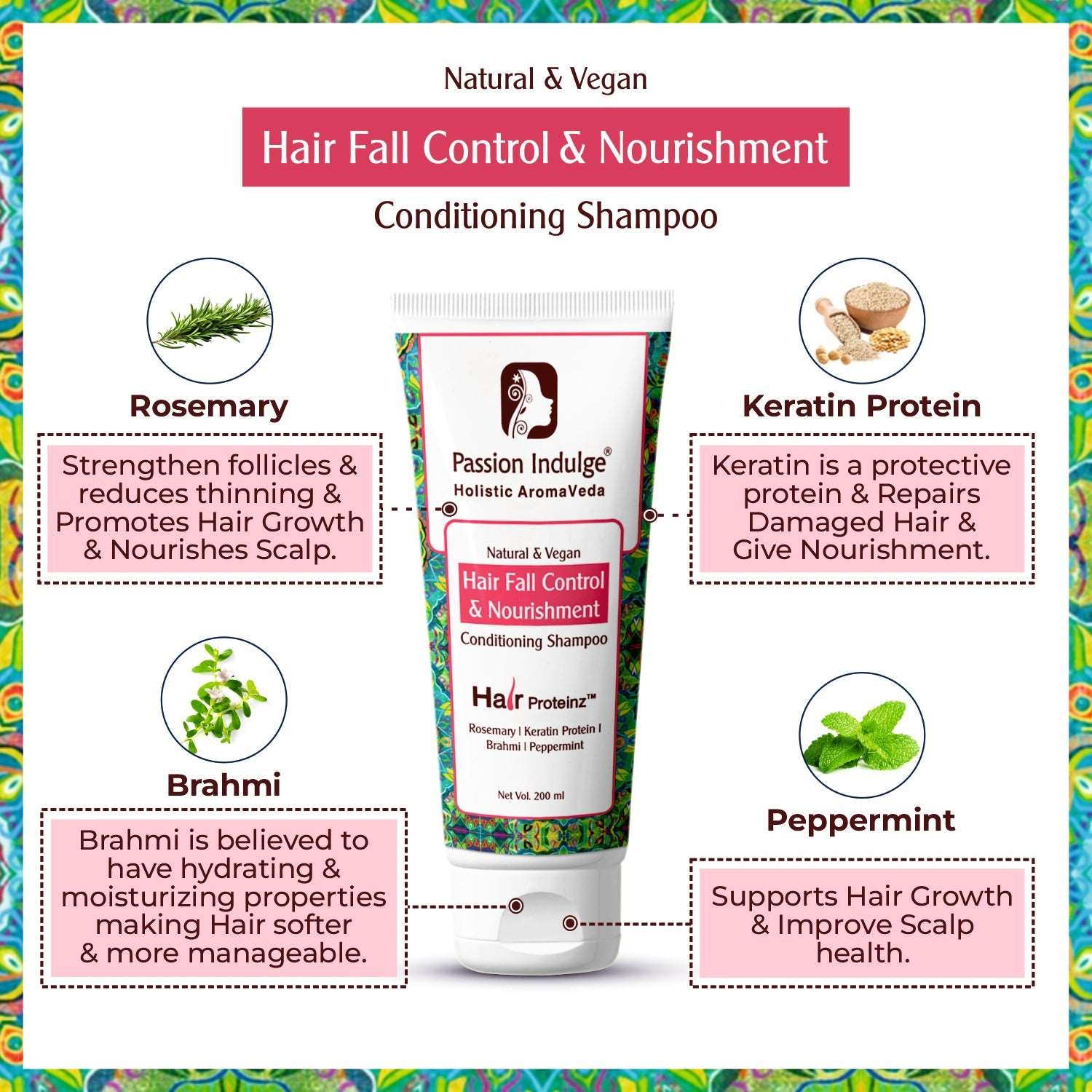 Anti Hair Fall Spa Kit - Hair Proteinz Hair Spa Inbuilt Protein Booster & Rosemary anti-hair fall conditioning shampoo | Suitable for all Hair Types
