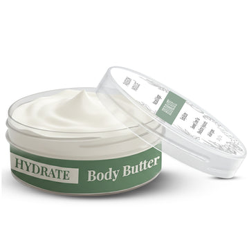 Passion Indulge Body Butter Moisturizer for Dry Skin | Deep Hydration with Shea Butter, Seaweed Extract, Green Tea & Hyaluronic Acid | Non-Sticky, Non-Greasy Formula 200g