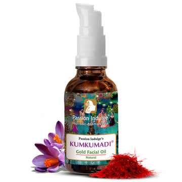 Kumkumadi Pure & Natural Miracle Facial Oil For Glowing Skin with Saffron, Vetiver & 16 Herbs | Shine & Brightness | Anti Ageing | Anti Wrinkle | Reduces Dark Spots & Pigmentation for all Skin Type