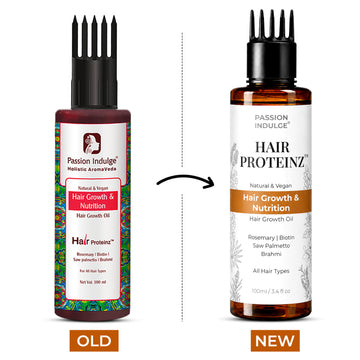 HAIR PROTEINZ Rosemary Hair Growth Oil with Biotin-100 ml , Stimulate hair growth, Control hair fall, Hair Breakage
