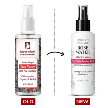 Rose Water for Makeup Remover - 100ml | Skin Refreshing | Make up Remover | 100% Rose Distilled Water | Gulab Jal | 100 % Natural | Buy 1 Get 1 Free
