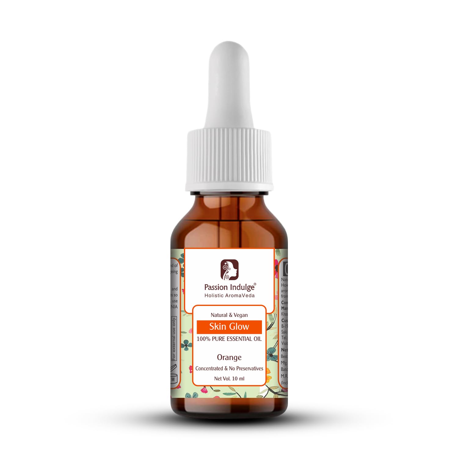 Orange Essential Oil 10ml for Glowing Skin & Anti-Aging | Skin rejuvenation |Skin irritation | Ayurvedic | Natural & Vegan