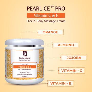 Professional Face Massage Cream PEARL CE PRO-500 gm | Massage cream for Glowing Face & Body Massage