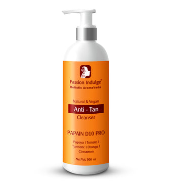 Professional Anti-tan Face Cleanser PAPAIN D10 PRO - 500 ml| Dead skin removal | Suitable for All Skin Types